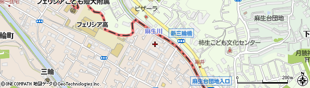 東京都町田市三輪町270周辺の地図