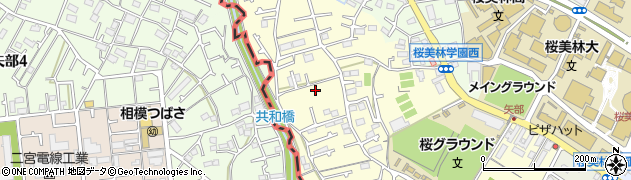 東京都町田市矢部町2747-7周辺の地図