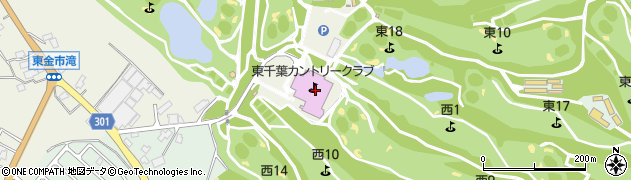 東千葉カントリークラブ周辺の地図