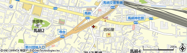 和食麺処サガミ川崎宮前店周辺の地図