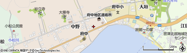 京都府宮津市中野1周辺の地図