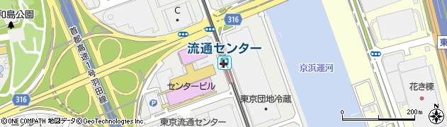 流通センター駅周辺の地図