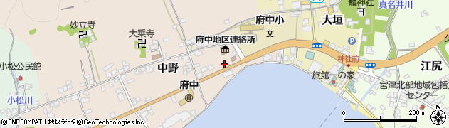 京都府宮津市中野671周辺の地図