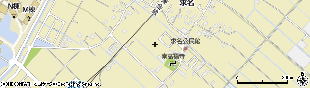 千葉県東金市求名周辺の地図