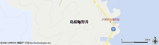 島根県松江市島根町野井周辺の地図