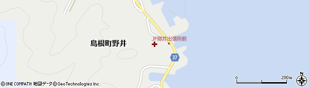 島根県松江市島根町野井417周辺の地図