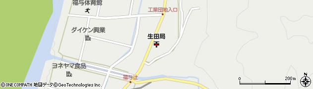 生田郵便局 ＡＴＭ周辺の地図