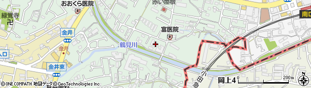 東京都町田市大蔵町132周辺の地図