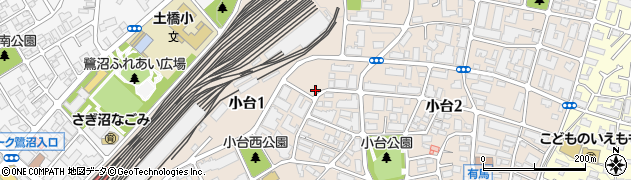 小台北公園周辺の地図