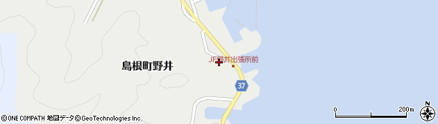 島根県松江市島根町野井383周辺の地図