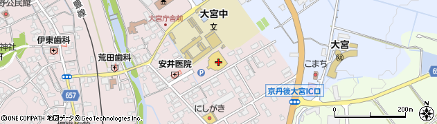 京丹後市大宮社会体育館周辺の地図