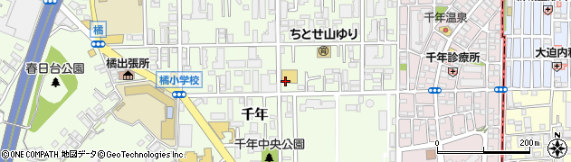 神奈川県川崎市高津区千年周辺の地図
