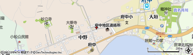 京都府宮津市中野593周辺の地図