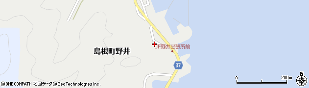 島根県松江市島根町野井376周辺の地図