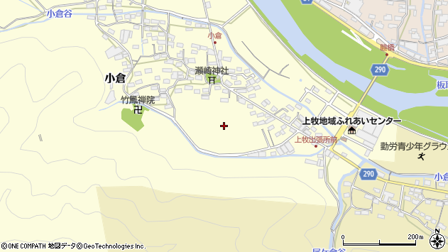 〒501-3785 岐阜県美濃市小倉の地図