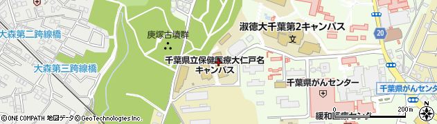 千葉県立保健医療大学　仁戸名キャンパス周辺の地図
