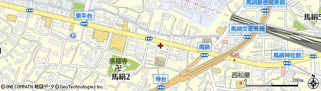 神奈川県川崎市宮前区馬絹2丁目3-5周辺の地図