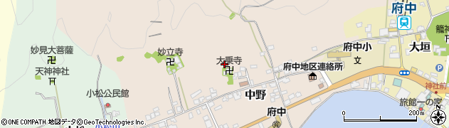 京都府宮津市中野周辺の地図