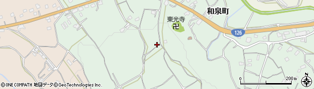 千葉県千葉市若葉区和泉町周辺の地図