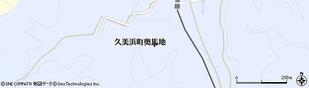京都府京丹後市久美浜町奥馬地周辺の地図