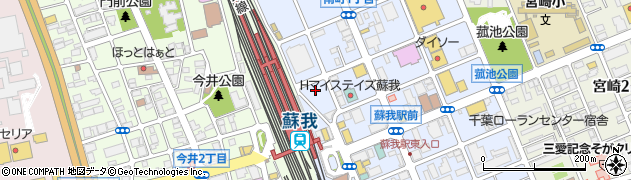 千葉市蘇我駅第５自転車駐車場周辺の地図