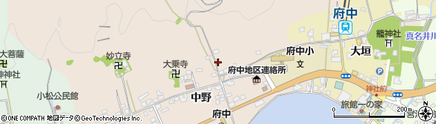 京都府宮津市中野605周辺の地図