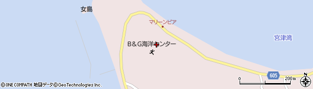 京都府立青少年海洋センター周辺の地図