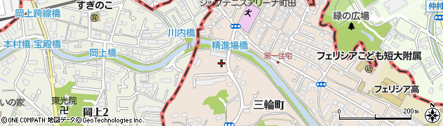 東京都町田市三輪町1807周辺の地図