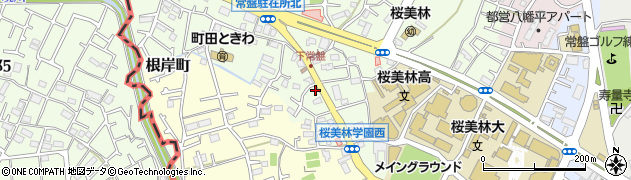 東京都町田市常盤町3484周辺の地図