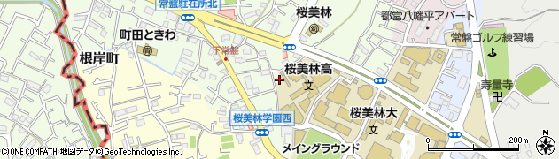 東京都町田市常盤町3603周辺の地図