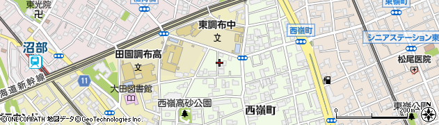 東京都大田区西嶺町32周辺の地図