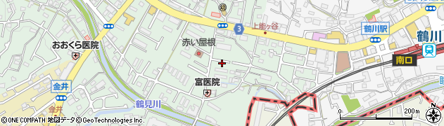東京都町田市大蔵町113周辺の地図