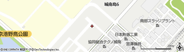 東京都大田区城南島6丁目周辺の地図