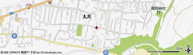 神奈川県相模原市緑区太井387周辺の地図