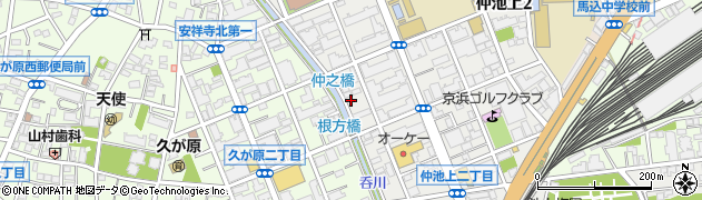東京都大田区仲池上2丁目27周辺の地図