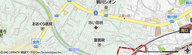 東京都町田市大蔵町122周辺の地図