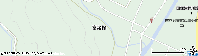 岐阜県関市富之保周辺の地図