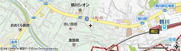 東京都町田市大蔵町153周辺の地図
