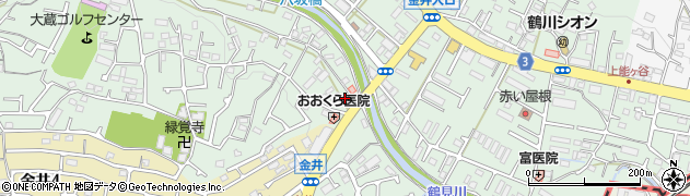東京都町田市大蔵町3167-1周辺の地図