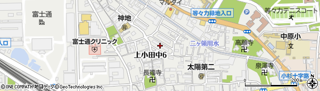 市営上小田中住宅周辺の地図