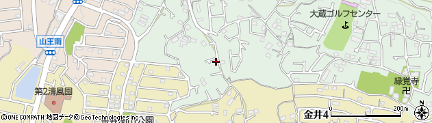 東京都町田市大蔵町2949-7周辺の地図