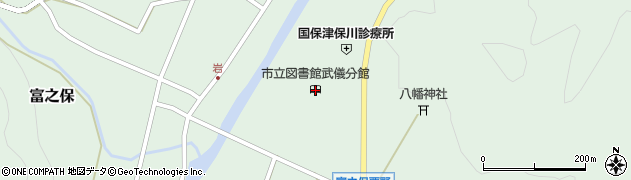 関市立図書館　武儀分館周辺の地図