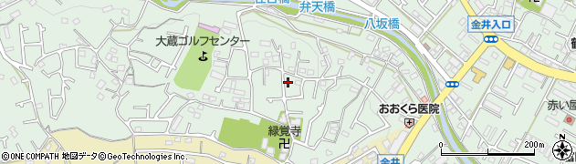 東京都町田市大蔵町3121-13周辺の地図