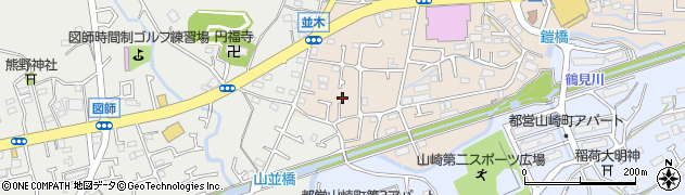 東京都町田市野津田町7-8周辺の地図