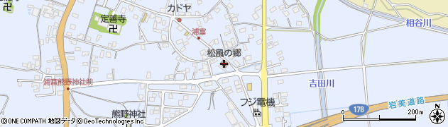 松風の郷周辺の地図