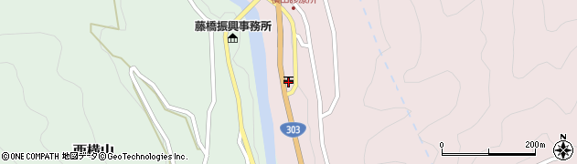 藤橋郵便局周辺の地図
