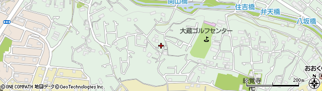 東京都町田市大蔵町3033周辺の地図