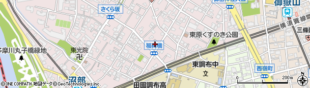 東京都大田区田園調布本町16-7周辺の地図