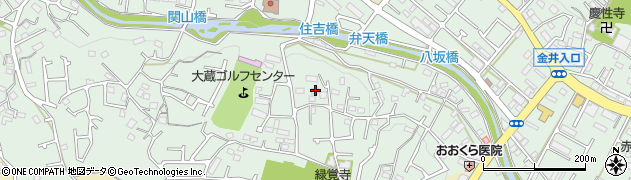 東京都町田市大蔵町3124周辺の地図