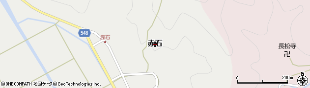 兵庫県豊岡市赤石周辺の地図